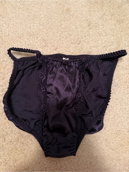 Victoria's Secret Other - Victoria's Secret Satin and Lace High-Cut Panties in Black